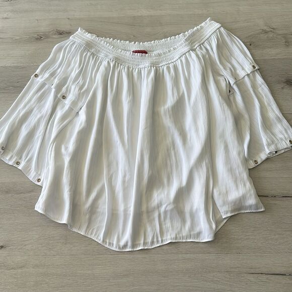 Jennifer Lopez Cold Shoulder Too White XXL EUC - Picture 3 of 10